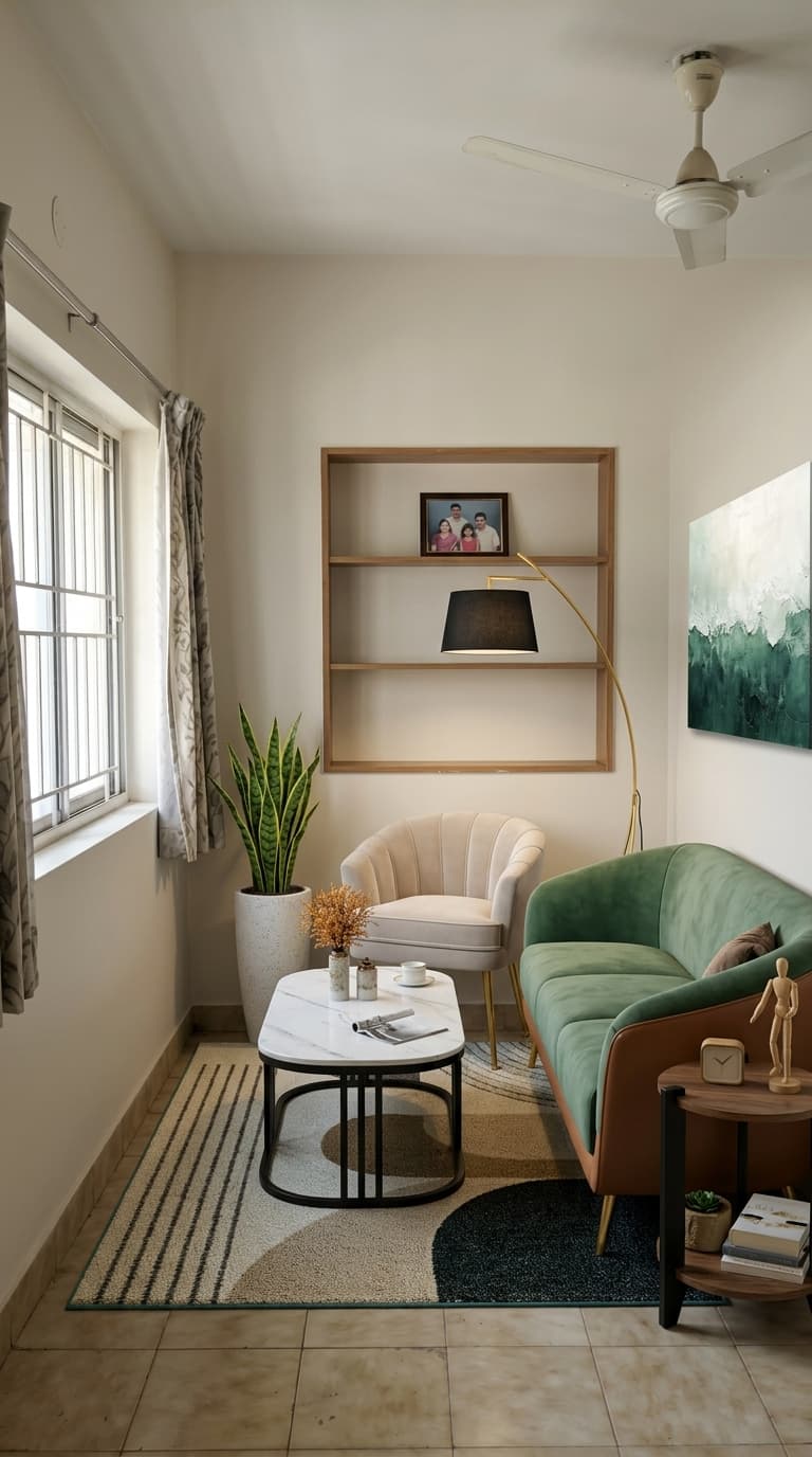 Traditional living room makeover