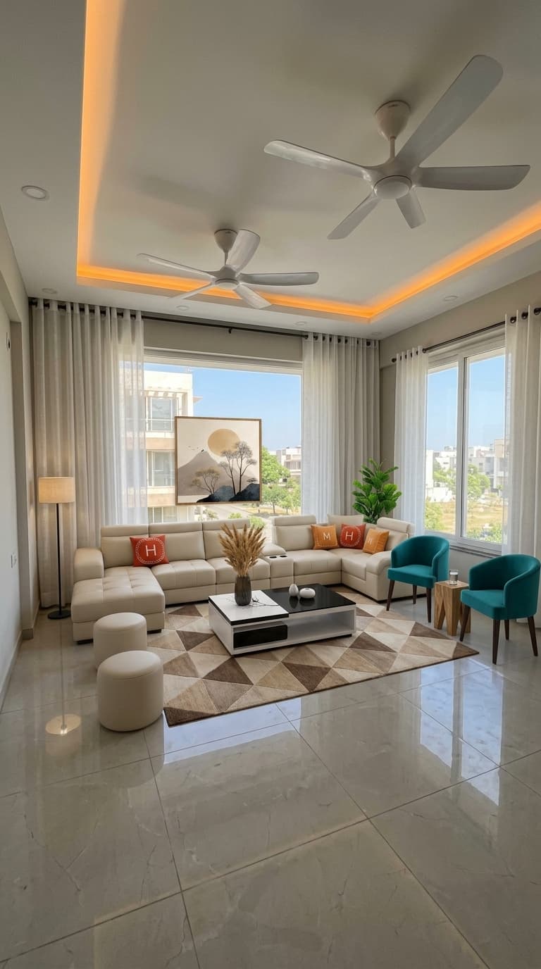 Minimalist living room makeover