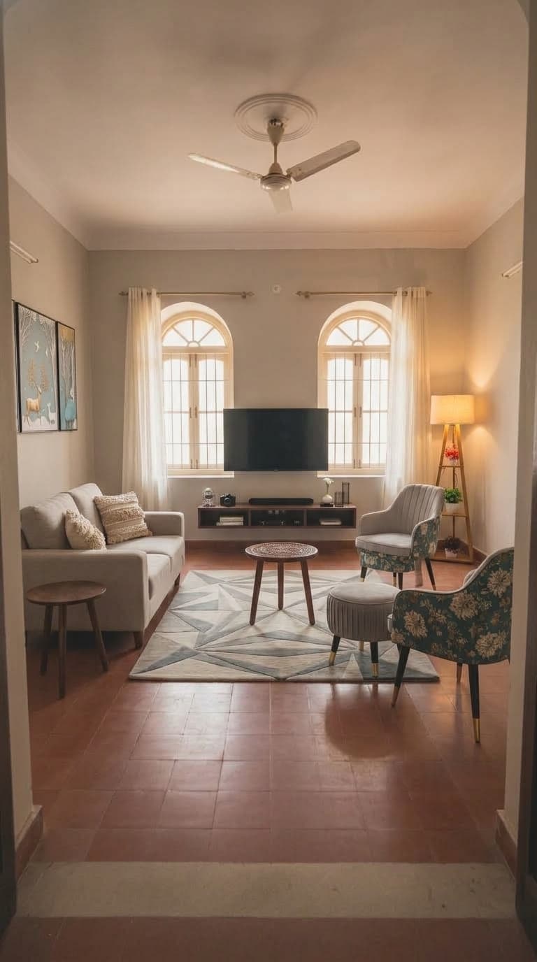 Traditional living room makeover