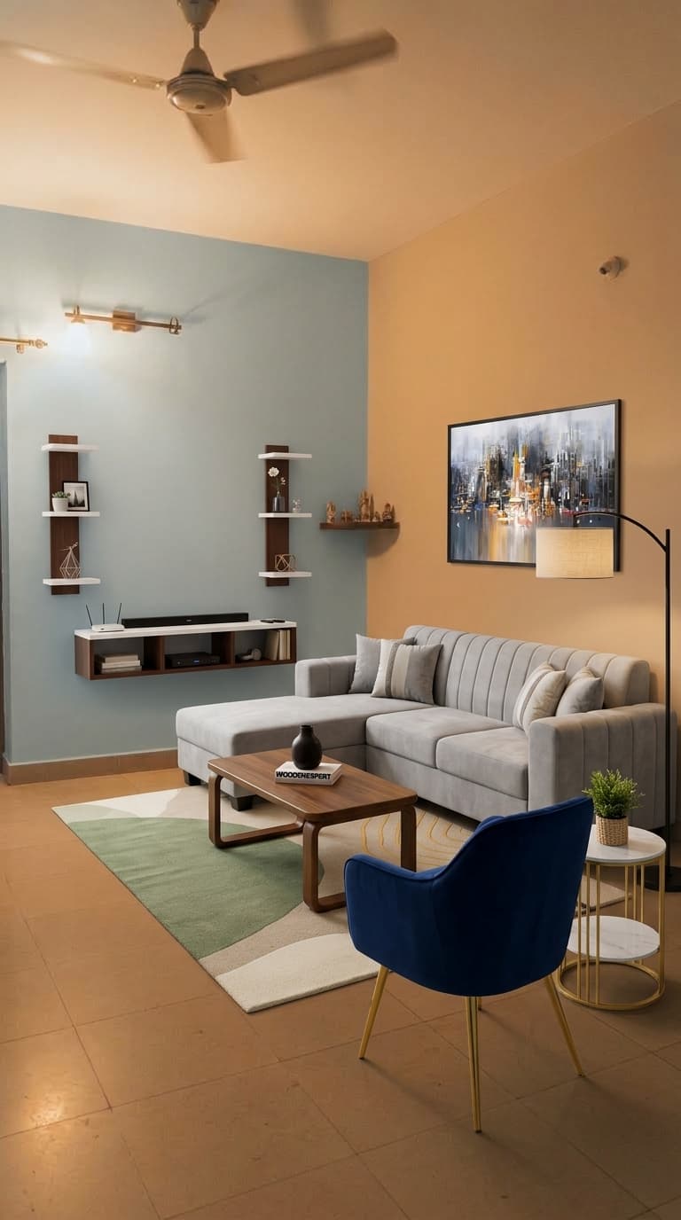 Traditional living room makeover
