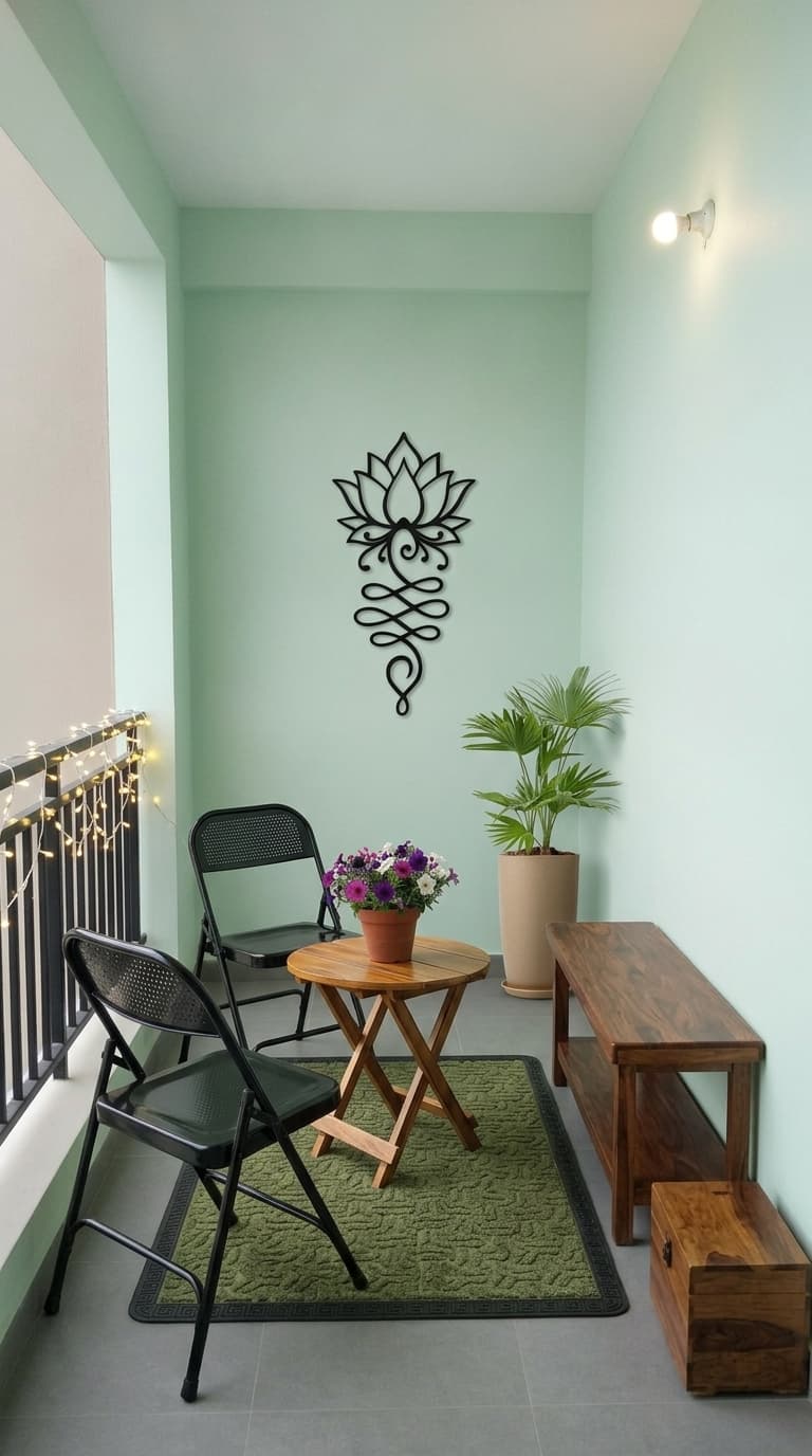 Minimalist balcony makeover