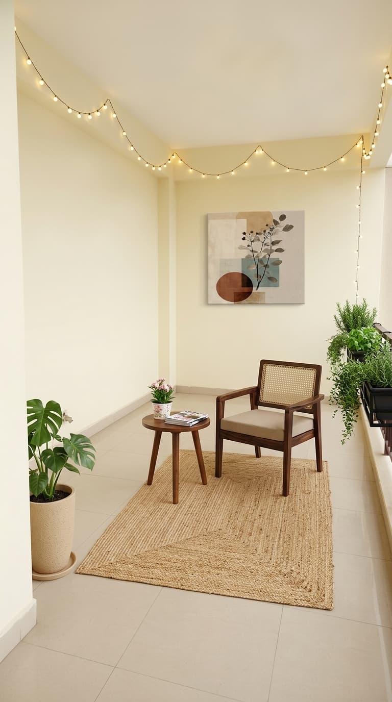 Minimalist balcony makeover