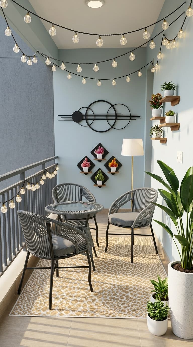 Minimalist balcony makeover
